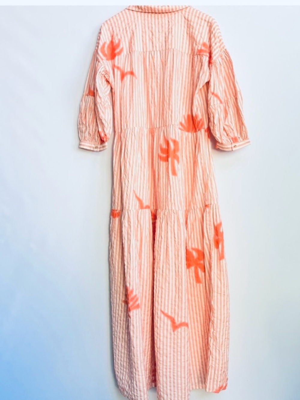 The Carolita Printed Tiered Shirt Dress by Celandine: Daniella Manini Edition - Picture 12 of 14
